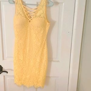 Guess lace mini bodycon dress